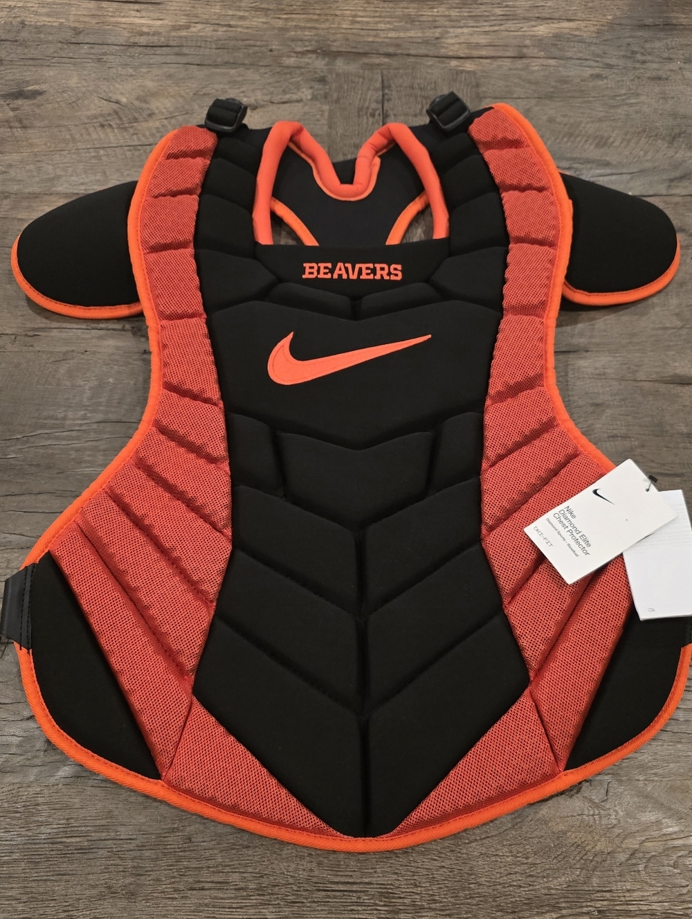 NIKE DIAMOND ELITE OREGON STATE BEAVERS BASEBALL CATCHERS CHEST PROTECTOR